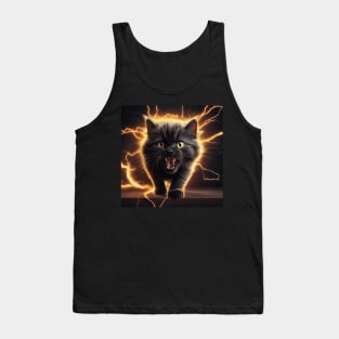 Electric Cat Tank Top